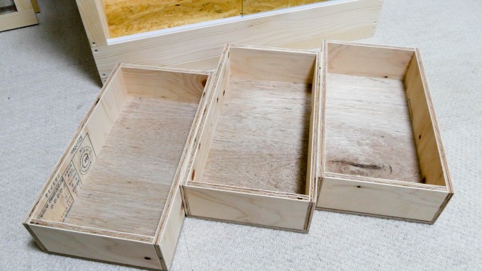 カブトムシ・クワガタ用木製ケージの床箱